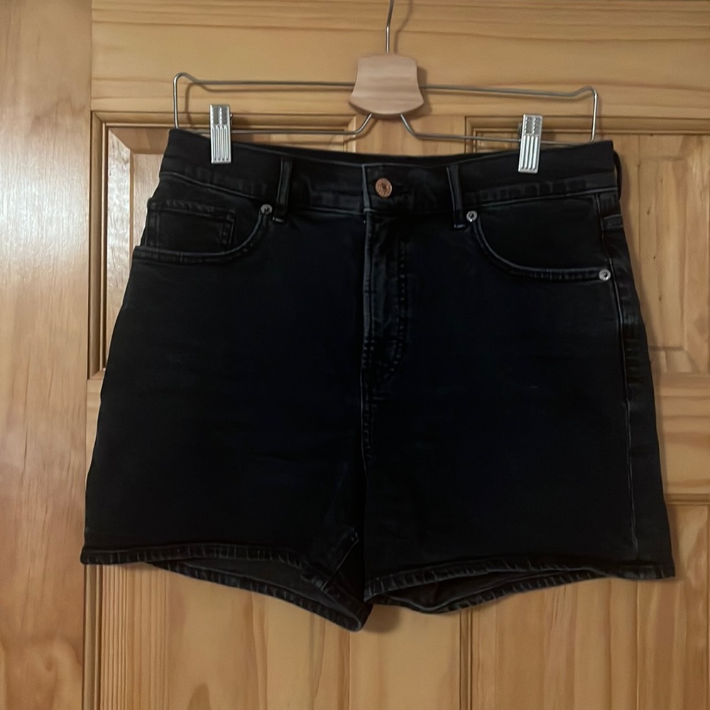 Express Dark Wash Shorts